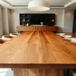 Ein Holztisch aus Massivholz für ein warmes, natürliches Wohngefühl