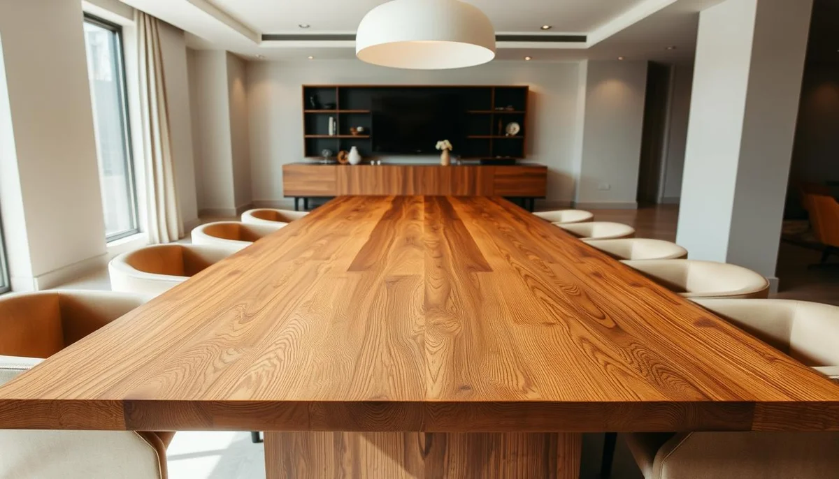 Holztisch aus Massivholz